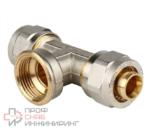 Тройник с внутренней резьбой, обжимной, тип SFS-0012, Stout Ду20х3/4х20