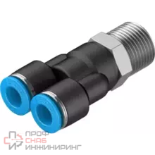 Y-тройник с цанговым зажимом и резьбой Festo QSY-3/8-8