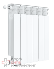 Радиатор биметаллический Rifar Base Ventil 500/6, левое подключение (без H-образного узла)