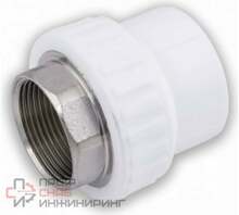 Муфта PPRC 40 x 1 1/4" ВН под ключ 10134040 Valfex
