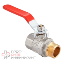 Кран шаровый Arrowhead ручка рычаг ВН-НР никелированный PN40 1"