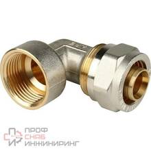 Угольник Stout с внутренней резьбой обжимной Ду32х1