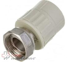 Муфта PP-R сер комб Дн25х3/4" нак/г VALFEX 10139025Г
