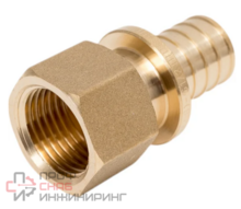 Переходник 20-1/2", Sanext, надвижная гильза-резьба, вн., латунь