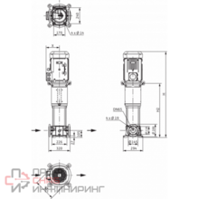 Насос Wilo Helix V3604-4/16/E/S/400-50-FF240