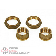 Комплект чугунных гаек для насоса DAB 3/4" F BRASS UNION KIT