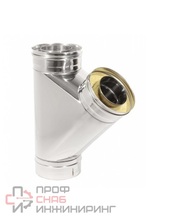 Тройник Теплов и Сухов 45 d 80 толщина 0,5 нержавеющая сталь