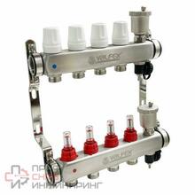 Коллекторная группа VALFEX с расходомерами 1"х 4 вых. 3/4"