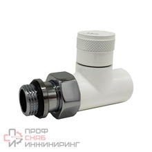 Запорный клапан прямой SR Rubinetterie Tondera 1/2", белый