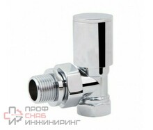 Кран вентильный TIM с американкой угловой ВН 1/2 (хром)