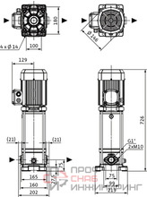 Насос Wilo MEDANA CV1-L.414-1/E/E/16O
