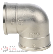 Угольник ВВ никелированный 1 1/2", Stout