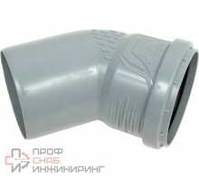 Отвод РосТурПласт ВК ПП 75х45 серый РТП