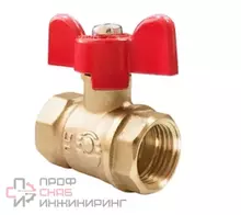 Кран шаровой лат Valfex 11Б27фт1М OPTI Ду15 Ру25 м/м полн баб