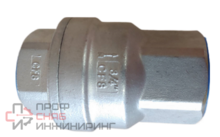 Клапан обратный муфтовый Сага вр-вр DN40 (1 1/2") (48,3мм) AISI304