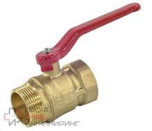 Кран шаровой SantechSystems лат 11б27п1 Ду32 Ру16 м/р рыч шар ст