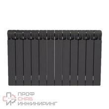 Радиатор биметаллический Rifar Monolit 500-12 Ду 3 4 Антрацит