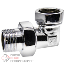 Разъемный соединитель IVANCI угловой хромированный 1/2" IVC.104098Cr.N.03