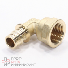 Угольник WAAG Xpand 90° 16-1/2" обжимное кольцо-резьба латунь