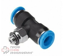 Тройник с цанговым зажимом и резьбой Festo QSMT-M3-4