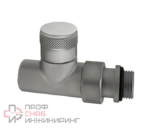 Запорный клапан прямой SR Rubinetterie серия Tondera 1/2", матовый хром