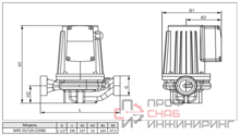 Циркуляционный насос Wellmix WRS 25-120 (180мм, 220V, 1скорость)