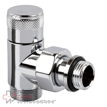 Угловой запорный вентиль SR Rubinetterie Tondera 1/2"х3/4" E хром