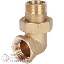 Разъемное соединение угловое Stout ВР/НР латунный "1"