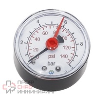 Манометр аксиальный MVI AM.5004 до 10 бар D50 мм G1/4