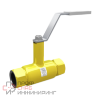 Кран шаровой стальной LD цельносварной неполнопроходной муфтовый для газообразных сред ДУ 32 РУ 40