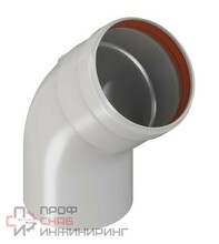 Отвод Krats 45° 80 раструб-труба алюминий