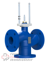 Клапан трехходовой смесительный регулирующий редукционный Теплосила TRV-3-150-315