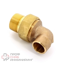 Американка угловая 90° 18-3/4" Viega R4, 94098G, пайка-резьба, нар., бронза