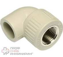 Угольник комбинированный PPR внутренняя резьба РОСТУРПЛАСТ 25х 1/2