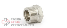 Футорка НВ 1 1/2" x 1 1/4", никелированная Uni-fitt