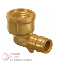 Уголок usystems 20х3/4' ВР для труб PE-Xa, латунь