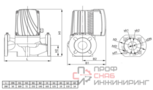 Циркуляционный насос Wellmix WRE BASIC 50-120 F_380V
