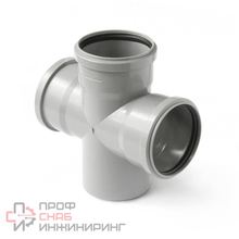 Крестовина одноплоскостная PRO AQUA (Полипропилен) 50x50x50/87,5