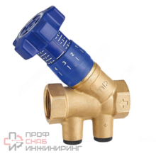 Клапан балансировочный ручной CIMBERIO 787ОТ/2R 1 1/4" латунь Kvs=16,68 PN25 BB без измерительных ниппелей