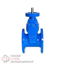 Задвижка чугунная с обрезиненным клином под установку привода на фланец стандарта ISO 5210 (ISO 5211) REON тип RSV02 PN16 DN 200