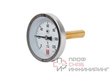 Термометр BD ТБ биметаллический 63Т/64 (0-120С)  G1/2, 2,5 рос