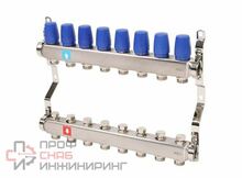 Коллектор из нержавеющей стали в сборе, без расходомеров (8 выходов) MVI
