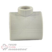 Тройник PP-R серый переходной Дн63х50х63 VALFEX 10635063Г