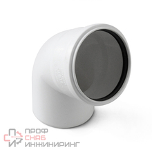 Отвод PRO AQUA Stilte для малошумной канализации 50x67 градусов