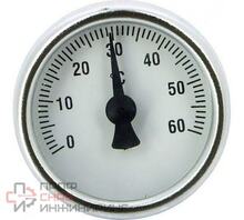 Термометр погружной Uni-fitt аксиальный 60'C, диаметр 33 мм