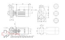 Насос Grundfos NB 50-125/121AAF2AESBAQEKW1