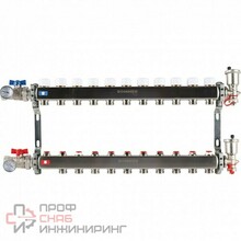 Коллектор ROMMER из нержавеющей стали в сборе без расходомеров 11 выходов