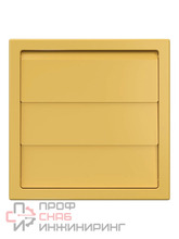 Решетка приточно-вытяжная с гравит. жалюзи ERA 1515К10Ф, бежевая