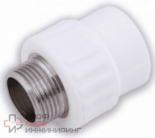 Муфта VALFEX PPR комб.переходная НР 32x3/4" (20/80)