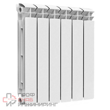 Радиатор биметаллический Ogint РБС 500 6 секций QНУ=1050 Вт